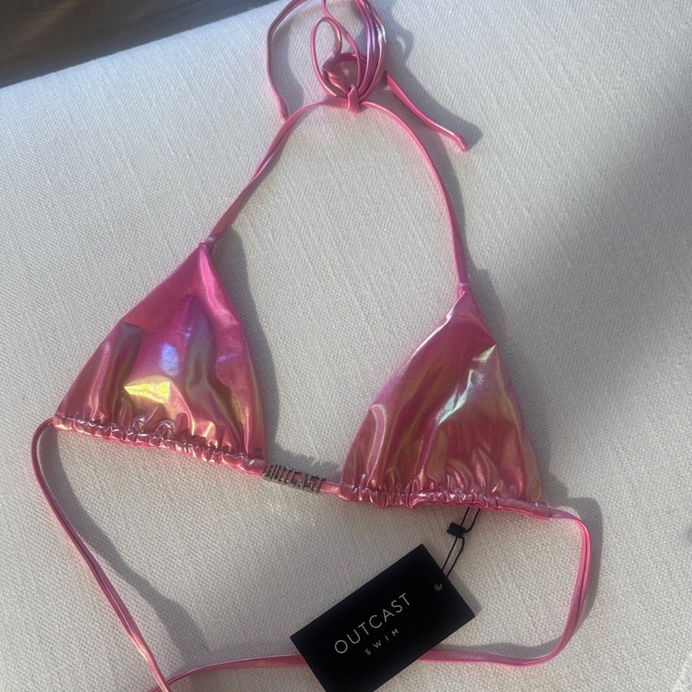 Outcast Swim Pink Bikini Top